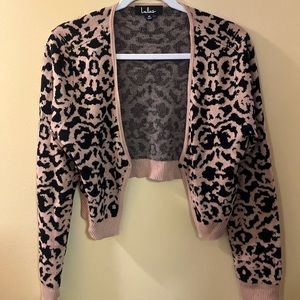 Lulu’s crop cardigan Size M new